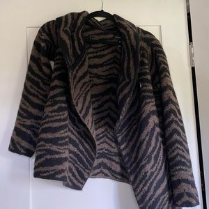Brown Zebra Coat